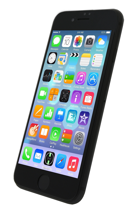 Screenshield™ Apple iPhone 7 Tempered Glass protection display (full COVER BLACK metalic frame)1 