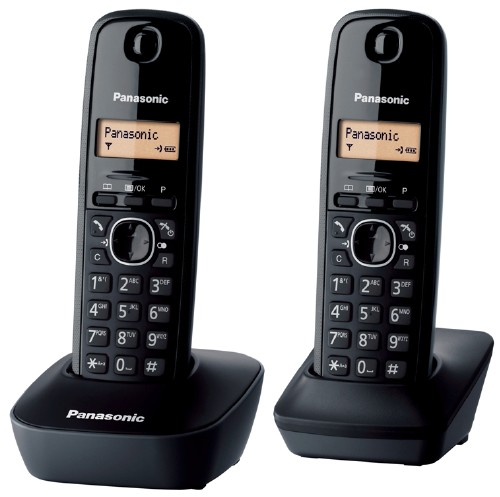 Panasonic KX-TG1612FXH telefon bezsnurovy DECT / sivy 2x0 