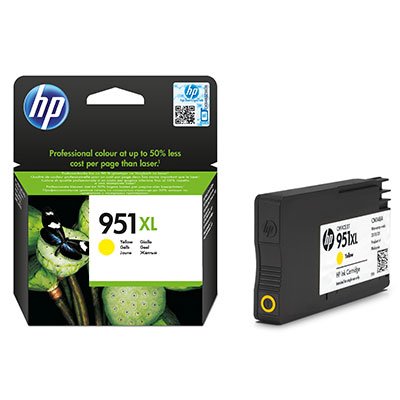 HP 951XL Yellow Ink Cart, 17 ml, CN048AE, HP Officejet Pro 276dw, 8100 ePrinter,86200 