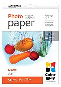 ColorWay Fotopapier  Matný 190g/m,50ks,10×150 