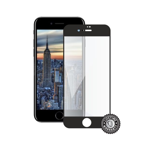 Screenshield APPLE iPhone 8 Tempered Glass Protection (full COVER black)0 