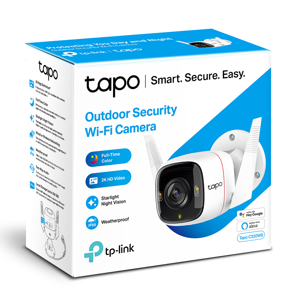 Tapo C320WS Outdoor IP66 Security 2K Wi-Fi Camera, microSD, dvojcestné audio, detekcia pohybu3 