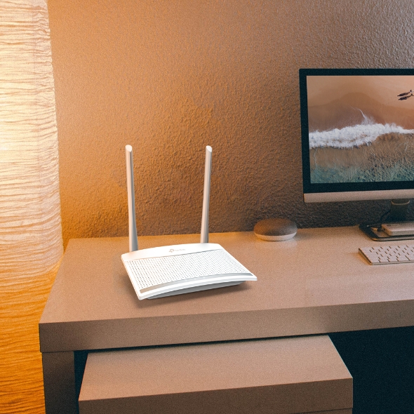 TP-Link TL-WR820N 300Mb/ s Wireless N Router, 3x10/ 100 RJ45, rodičovská kontrola, 2x5dBi anténa2 