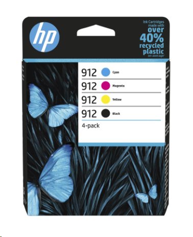 HP 912 CMYK Original Ing Cartridge 4-pack nahrada za 3YP34AE0 