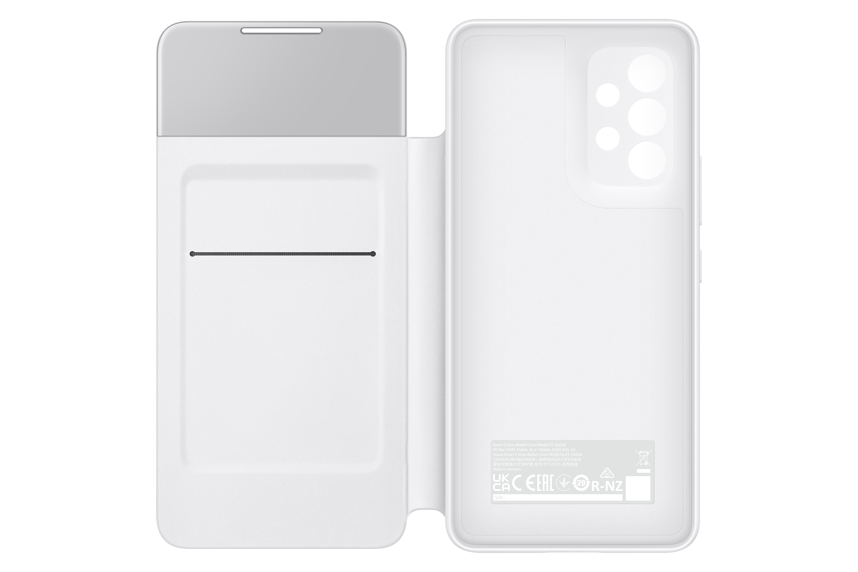 Samsung Flipové púzdro S View A53 5G White2 