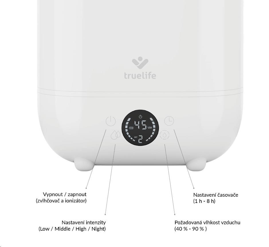 TrueLife AIR Humidifier H5 Touch - zvlhčovač vzduchu3 