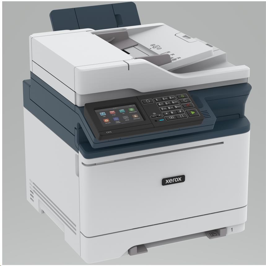Xerox C315V_DNI,  farebný laser. multifunkcia,  A4,  33 strán za minútu,  obojstranný tlač,  RADF,  WiFi/ USB/ Ethernet,  2 GB R2 
