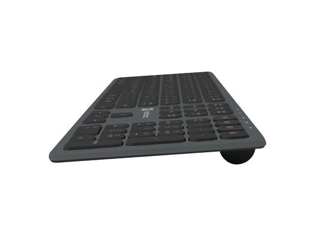 Natec klávesnica DOLPHIN/ Bezdrôtová Bluetooth/ CZ- SK layout/ Šedá1 