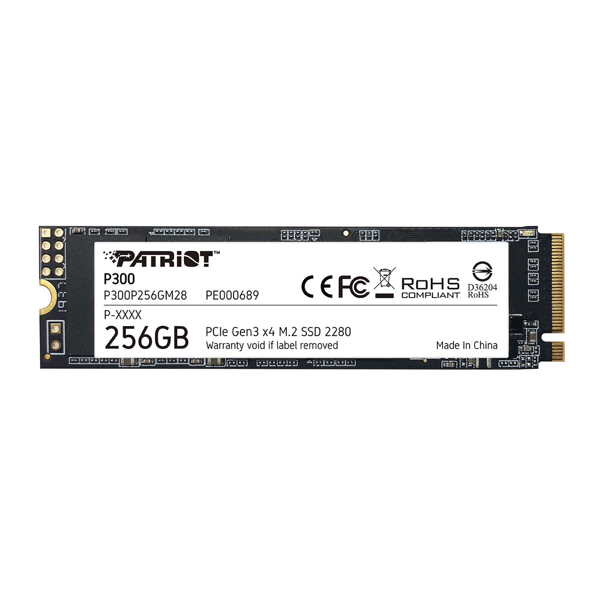 PATRIOT P300/ 256GB/ SSD/ M.2 NVMe/ 5R3 