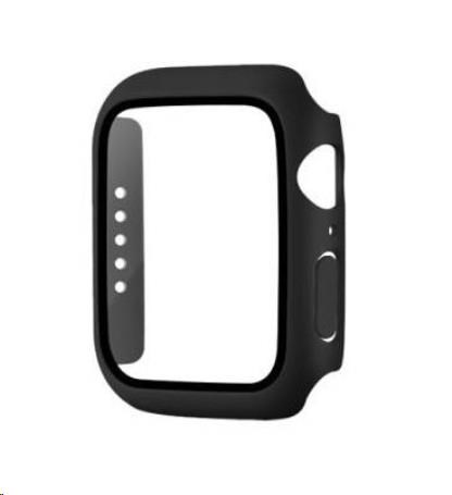 COTECi polykarbonátové pouzdro s ochranou displeje pro Apple Watch 45 mm černá0 