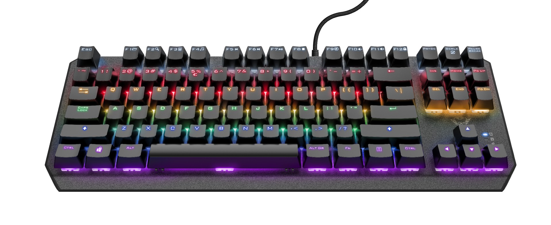 TRUST GXT834 CALLAZ/ Drátová USB/ US-Layout/ Černá1 