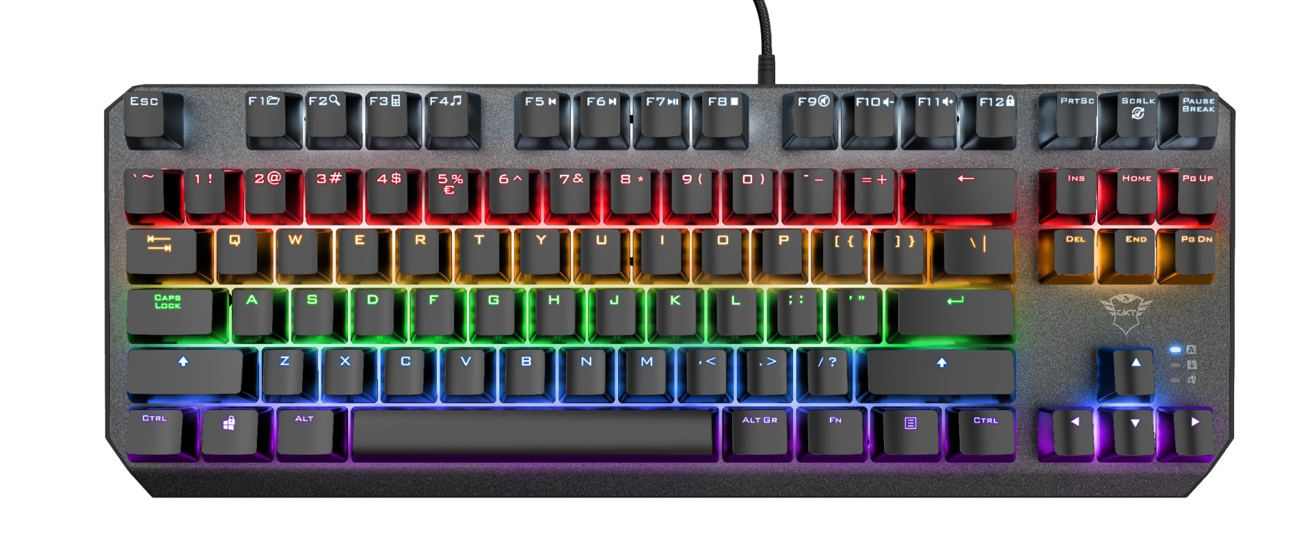 TRUST GXT834 CALLAZ/ Drátová USB/ US-Layout/ Černá2 