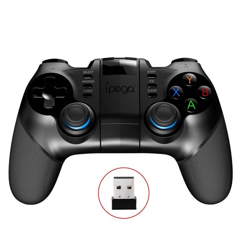gamepad iPega 3v1 s prijímačom USB, iOS/Android, BT (PG-9156), čierny0 