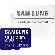Samsung/ micro SDXC/ 256GB/ 180MBps/ Class 10/ + Adaptér/ Modrá1 