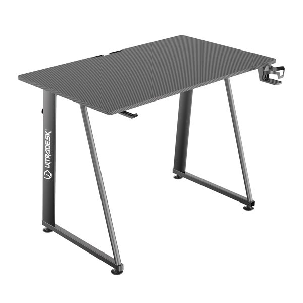 ULTRADESK Herný stôl ENTER V2, 100x60 cm, 75cm, s držiakom na slúchadlá a pitie, kompaktná veľkosť0 