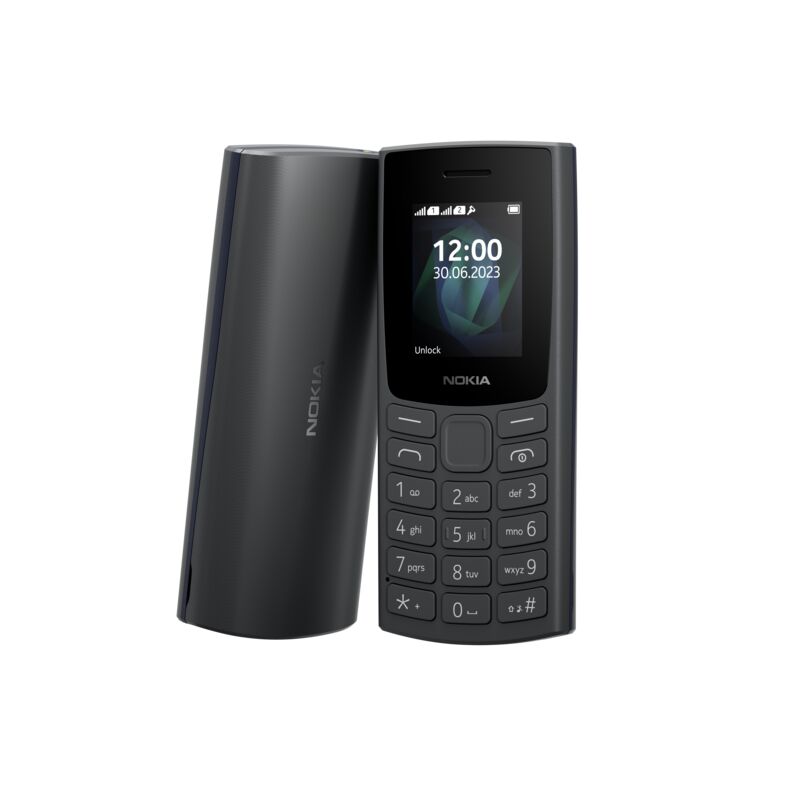 Nokia 105 Dual SIM,  2G,  černá (2023),  (CZ,  SK,  HU)0 
