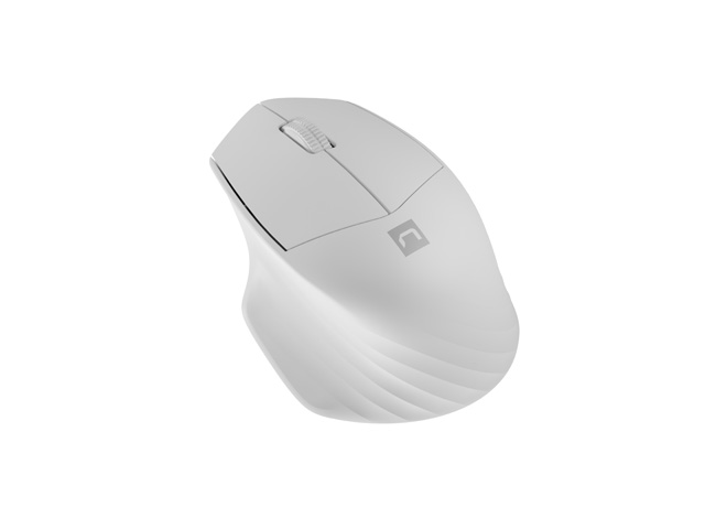 Natec optická myš SISKIN 2/ 1600 DPI/ Kancelářská/ Optická/ Pro praváky/ Bezdrátová USB + Bluetooth/ Bílá2 