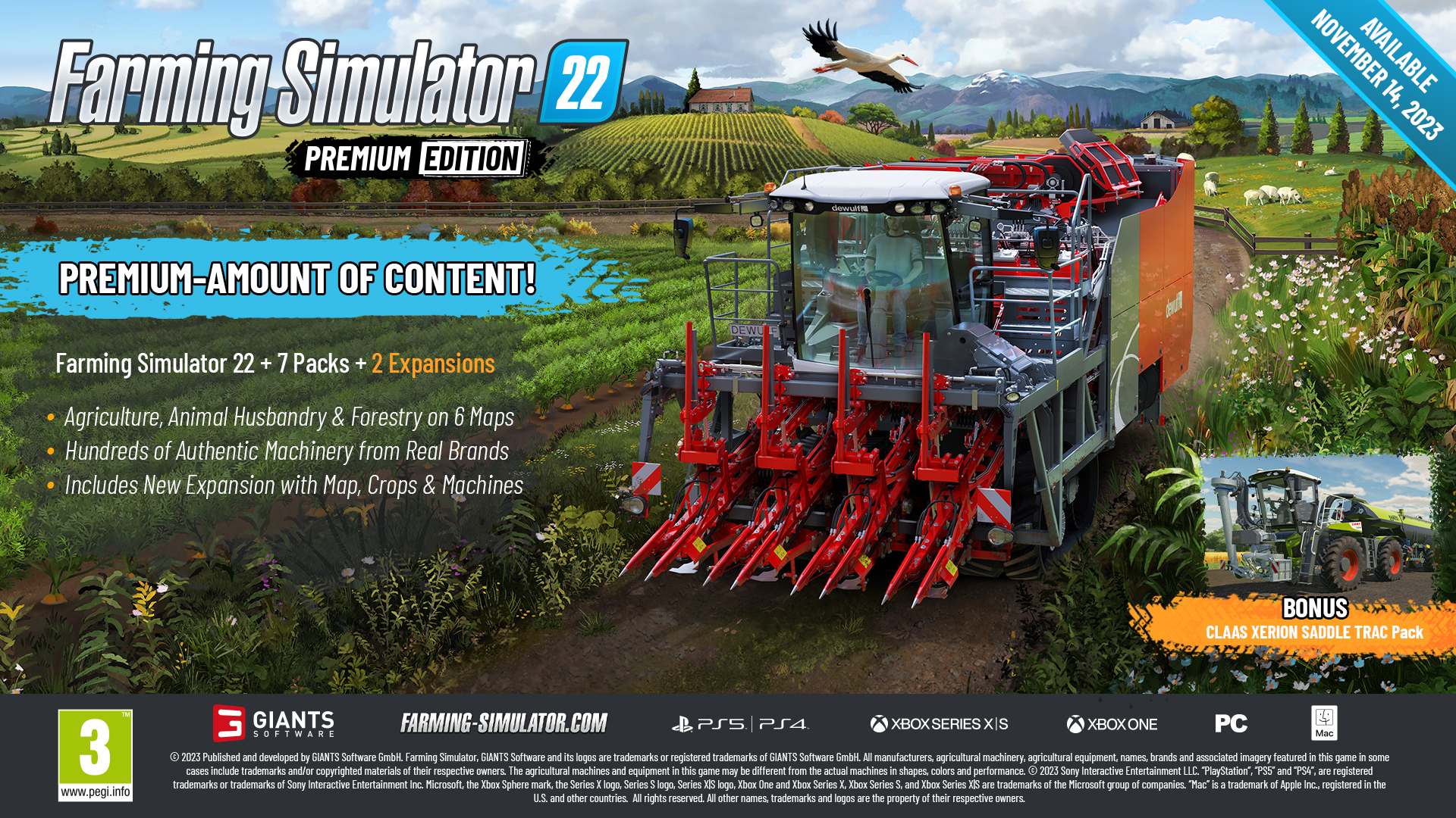 PS4 - Farming Simulator 22: Premium Edition1 