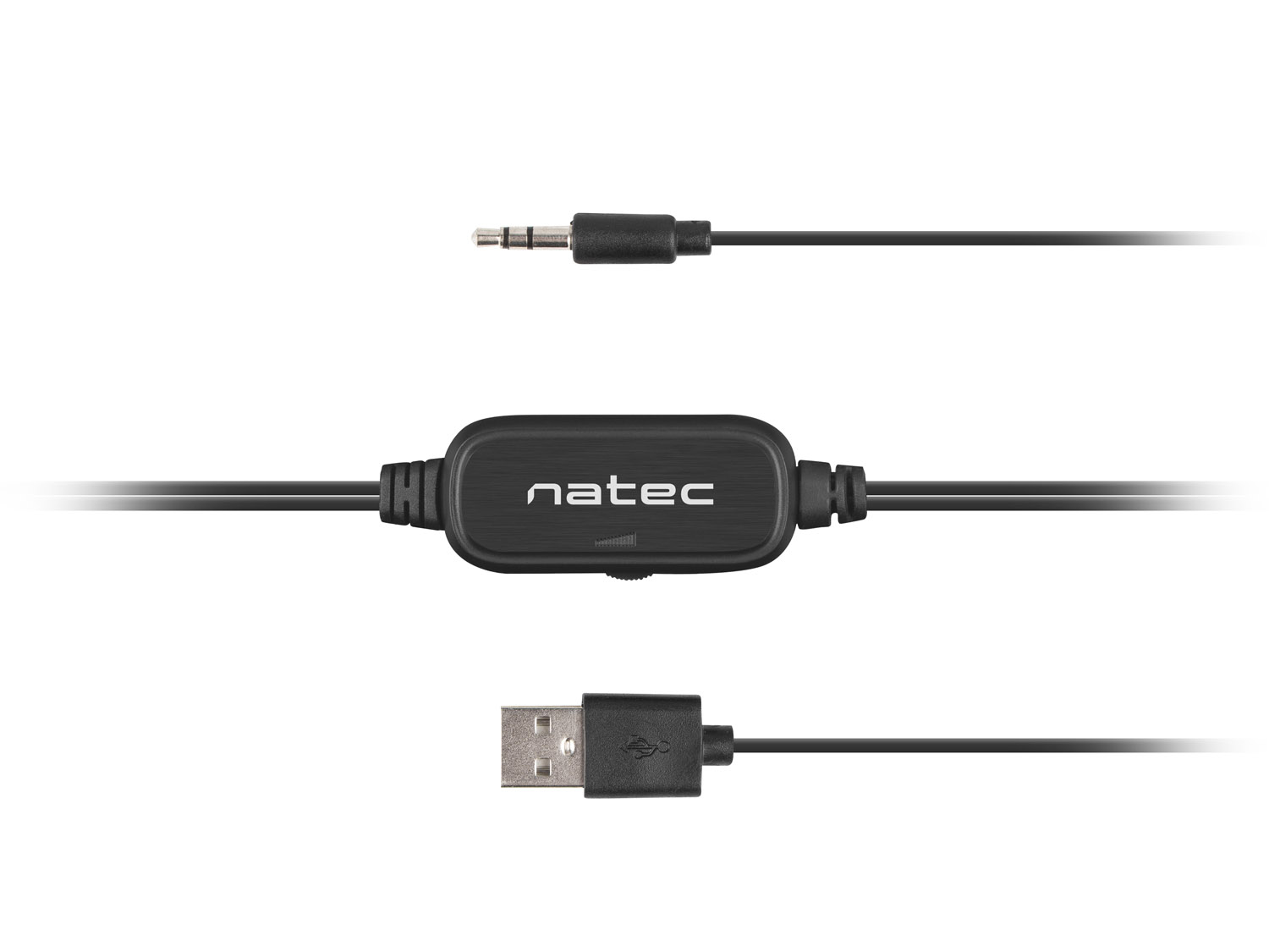Natec reproduktory COUGAR/ Stereo/ 6W/ Čierna2 