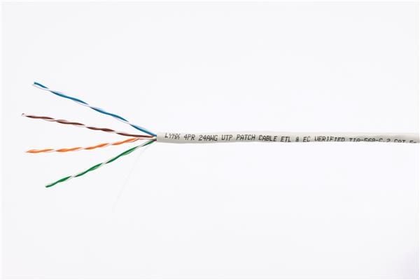 UTP kabel LYNX, Cat5E, licna(lanko), PVC, Dca, šedá, 305m0 