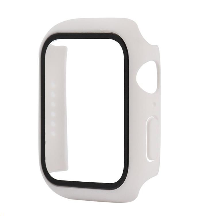 COTECi polykarbonátové pouzdro s ochranou displeje pro Apple Watch 41 mm bíla0 
