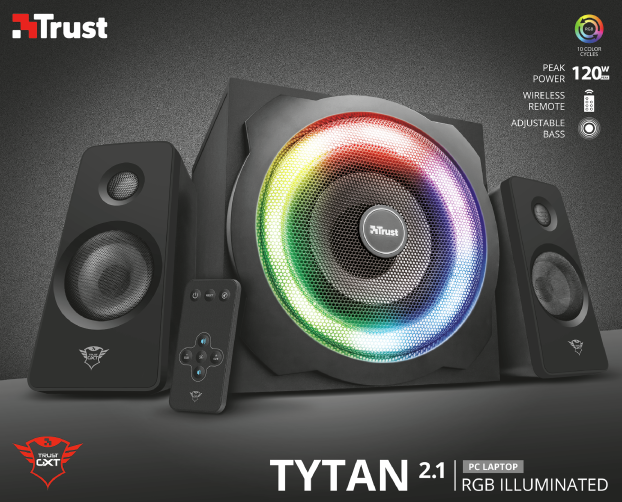 TRUST GXT Tytan/ 2.1/ 120W/ Černá2 