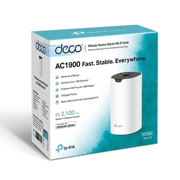 TP-Link AC1900 Whole-Home WiFi System Deco S7(1-pack)2 