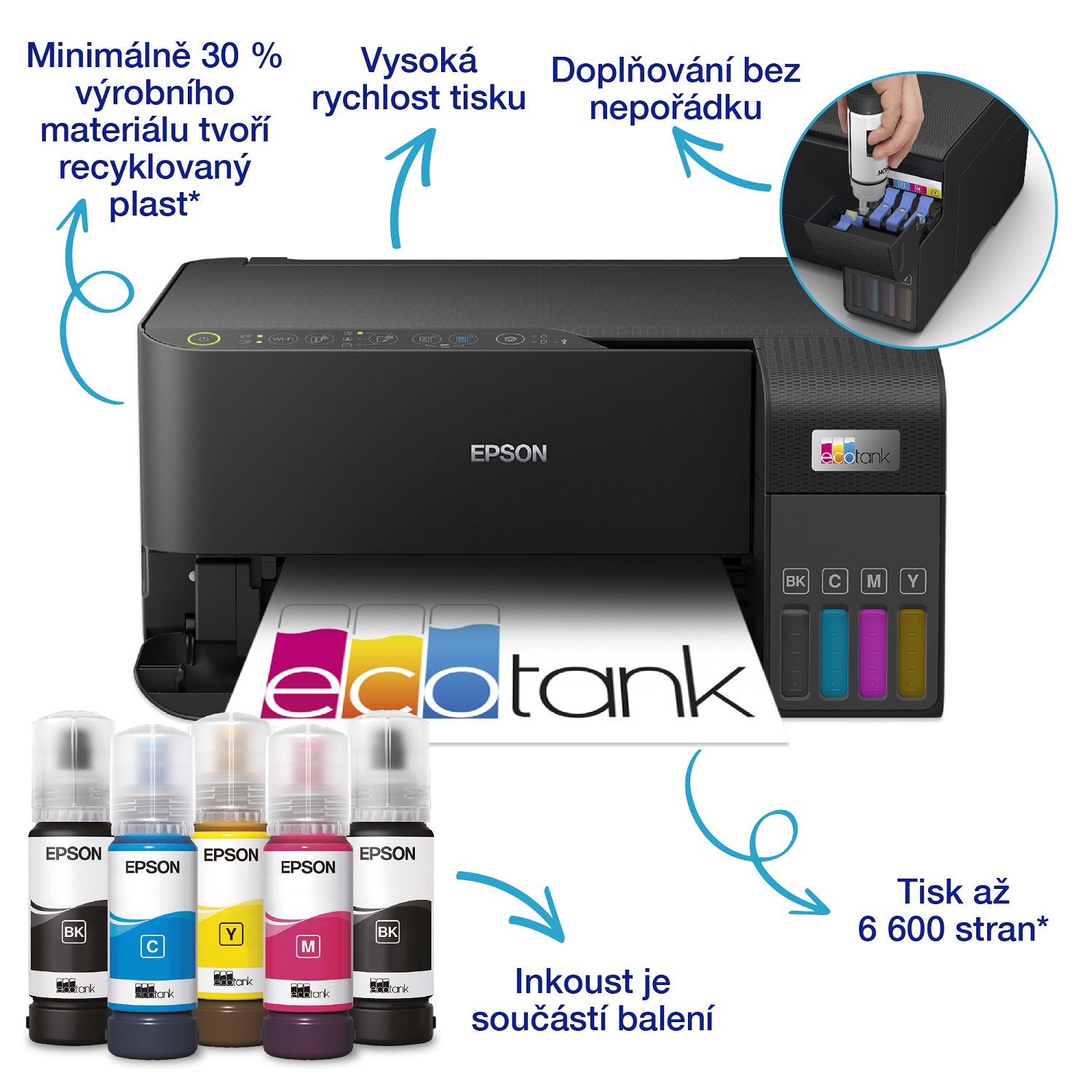 Epson EcoTank/ L3550/ MF/ Ink/ A4/ WiFi/ USB4 