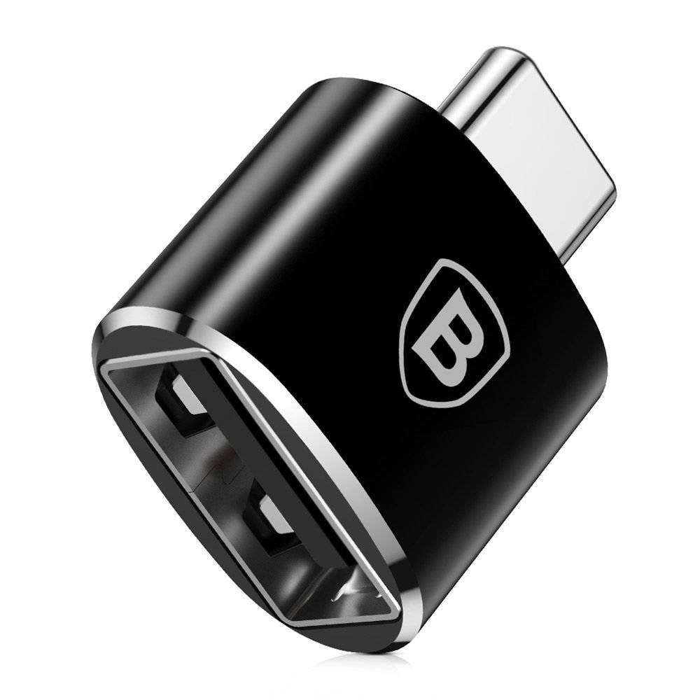 Baseus CATOTG-01 Adaptér z USB-A na USB-C Black0 