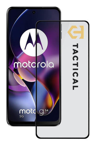Tactical Glass Shield 5D sklo pre Motorola G54 5G/ Power Edition Black0 