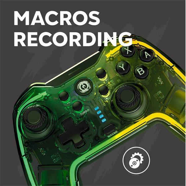 Canyon GPW-02, Brighter bezdrôtový gamepad 5v1 Win PC, Nintendo Switch, iOS 13.0+, Android, PS37 