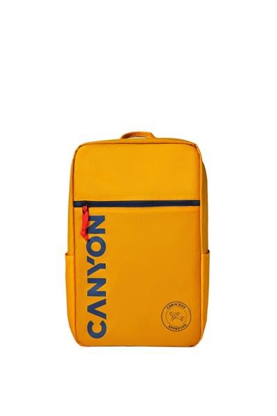 Canyon CSZ-02, batoh na notebook - palubovka, do veľkosti 15,6",  mechanizmus proti zlodejom, 20l, žltý1 