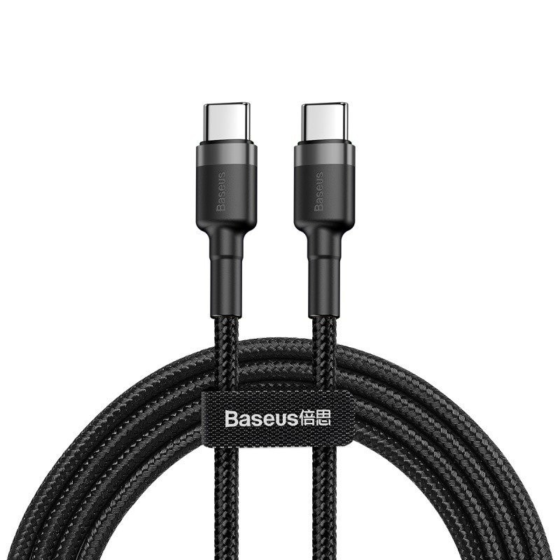 Baseus CATKLF-GG1 Cafule Kabel USB-C 60W 1m Gray/ Black0 