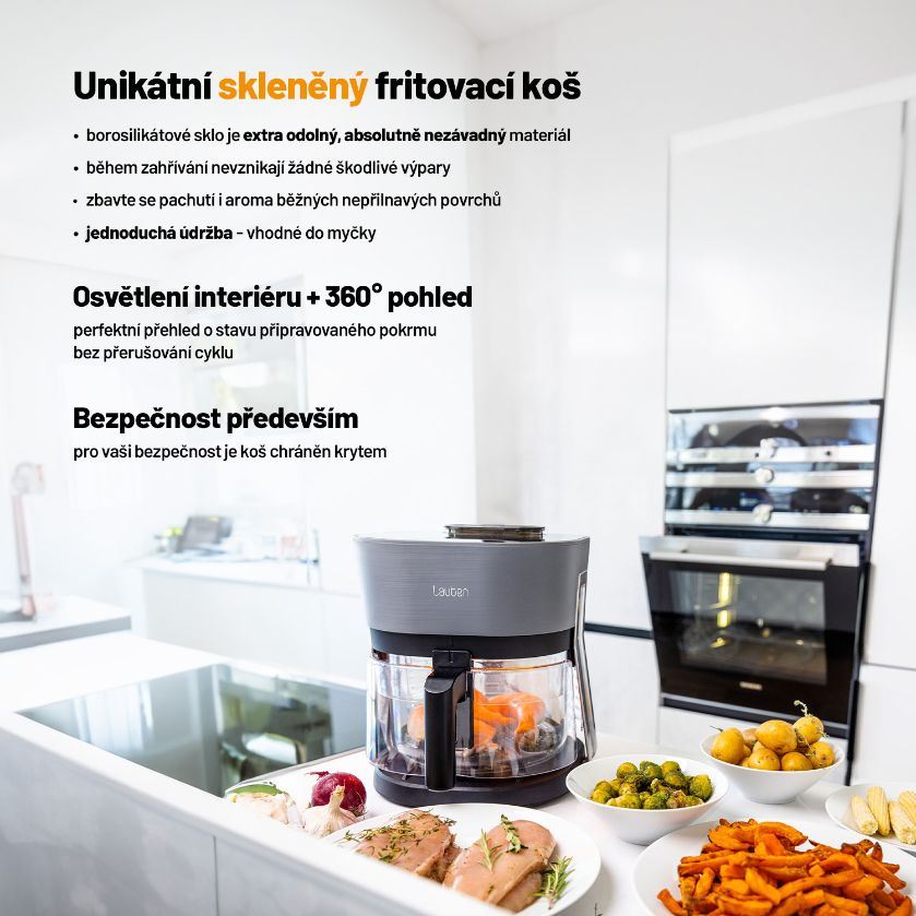 Lauben Glass&SteamAir® Fryer 4500BG1 