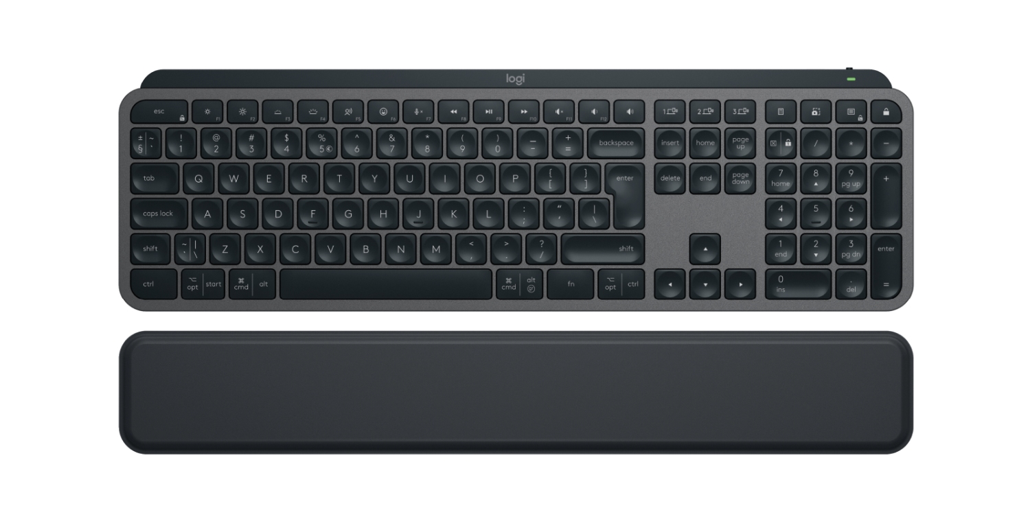 Logitech Master MX Keys S/ Bezdrôtová USB + Bluetooth/ US layout/ Čierna0 