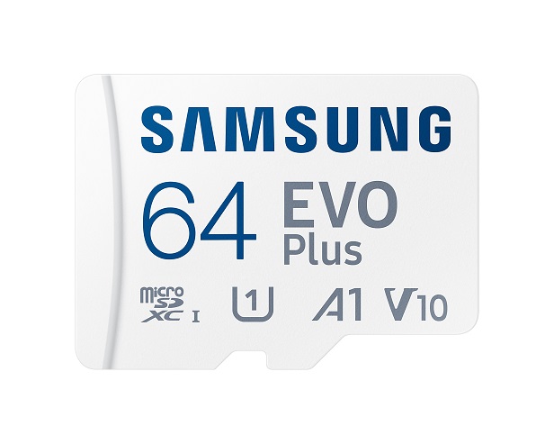 Samsung EVO Plus/ micro SDXC/ 64GB/ UHS-I U1 / Class 10/ + Adaptér/ Biela0 