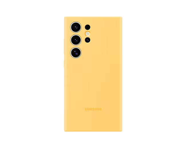 Samsung Silikónový zadný kryt S24 Ultra Yellow0 