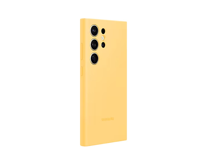 Samsung Silikónový zadný kryt S24 Ultra Yellow1 