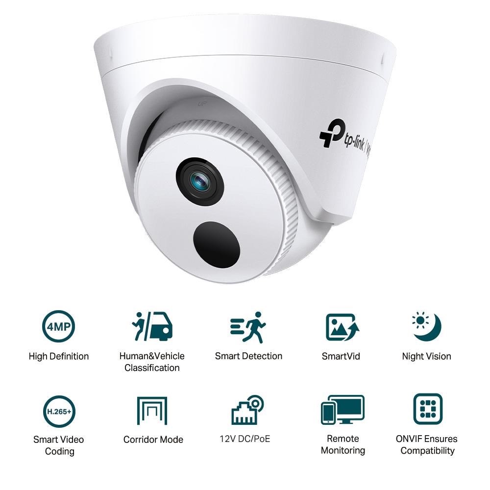 TP-Link VIGI C440I(2.8mm),  4MP,  Turret,  PoE,  IR 30m1 