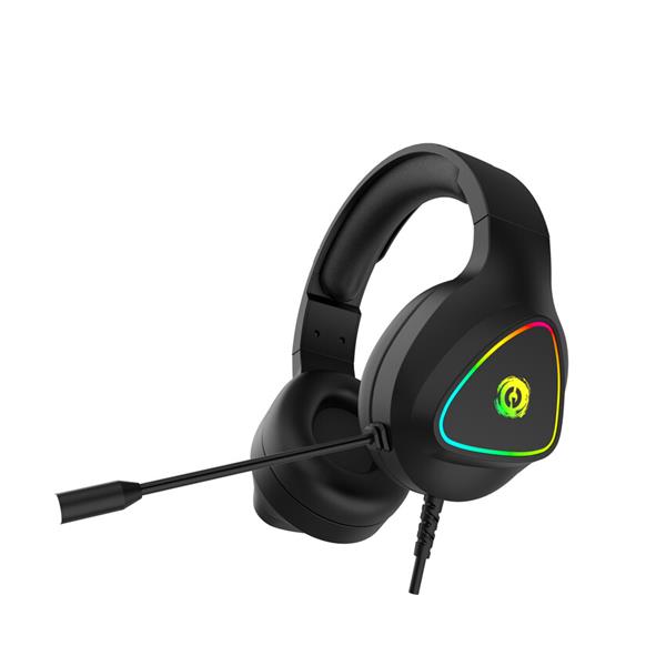 Canyon GH-6, Shadder herný headset, USB / 2x 3.5mm jack, 2m kábel, multicolor RGB podsvietenie, čierny0 