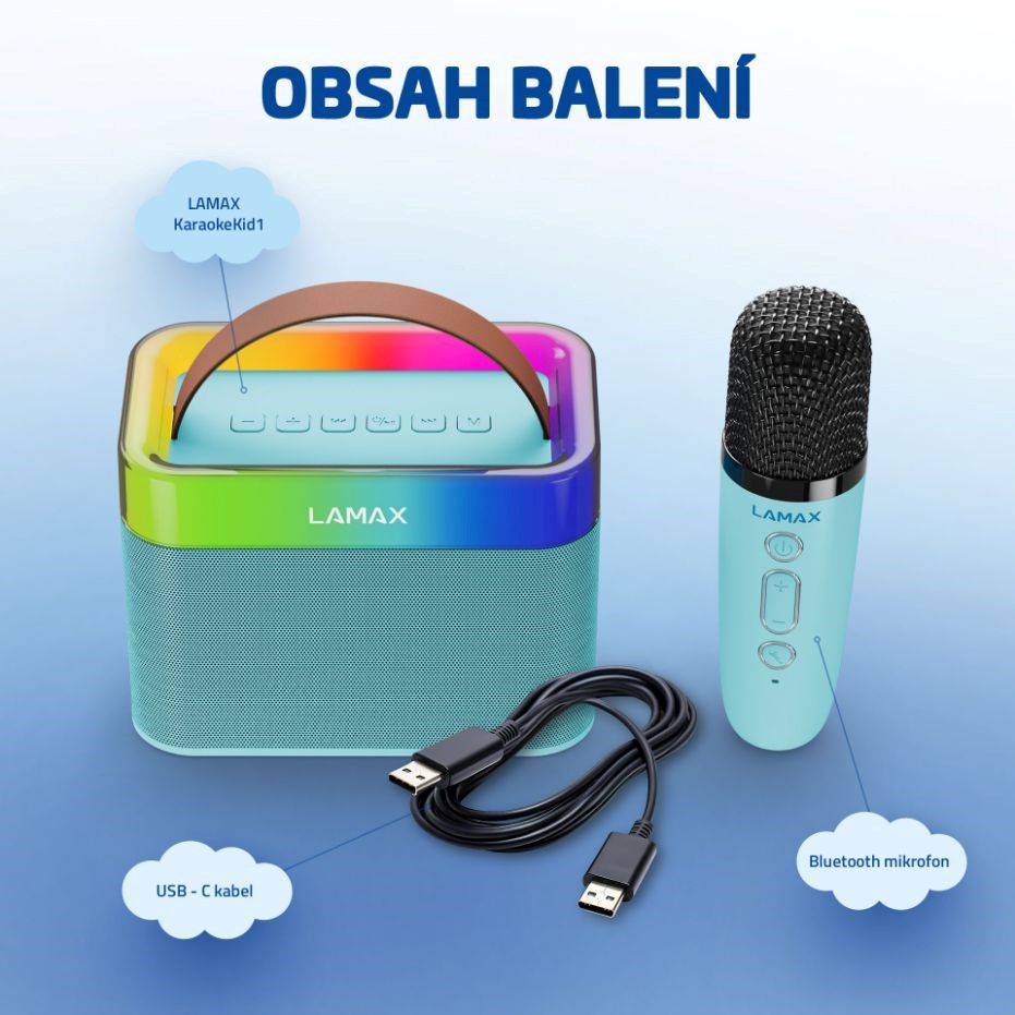 LAMAX KaraokeKid1 Blue4 