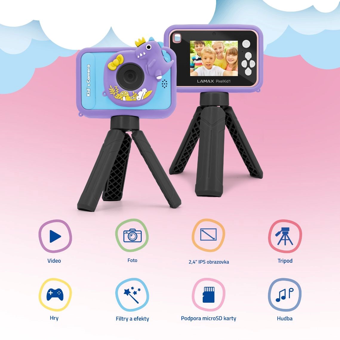 LAMAX PixelKid1 Pink3 