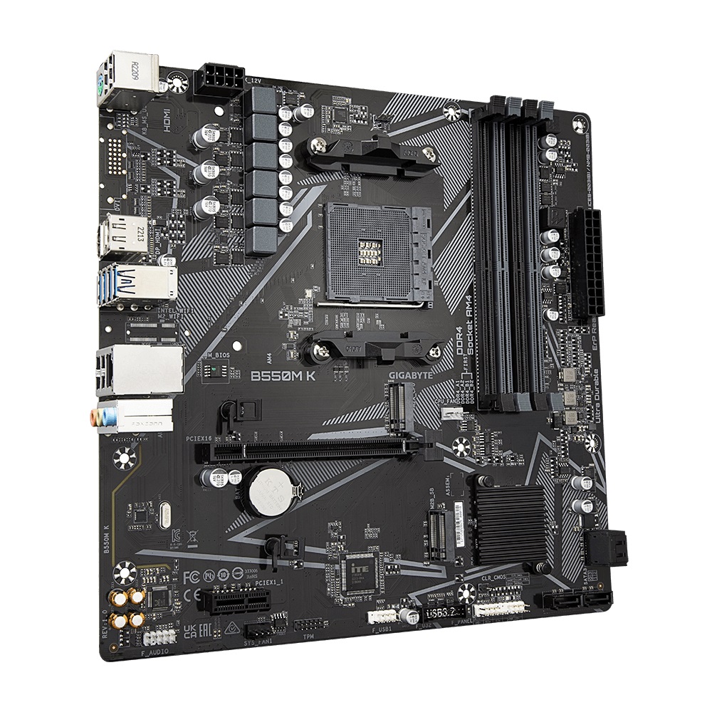 GIGABYTE B550 K/ AM4/ mATX1 