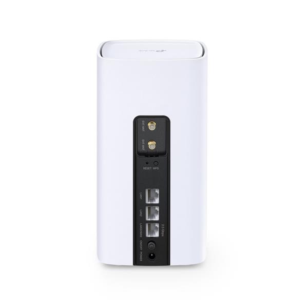 5G AX3600 Wireless Dual Band Gigabit Router
Build-In 5G Modem
SPEED: 2402 Mbps at 5 GHz + 1148 Mbps at 2.4 GHz, 5G NR 4 