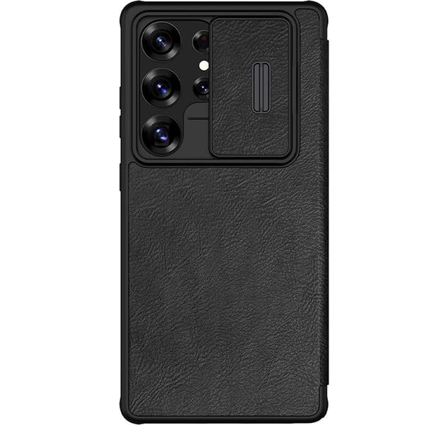 SAMSUNG Nillkin Qin Book PRO Puzdro pre Samsung Galaxy S25 Ultra čierny4 