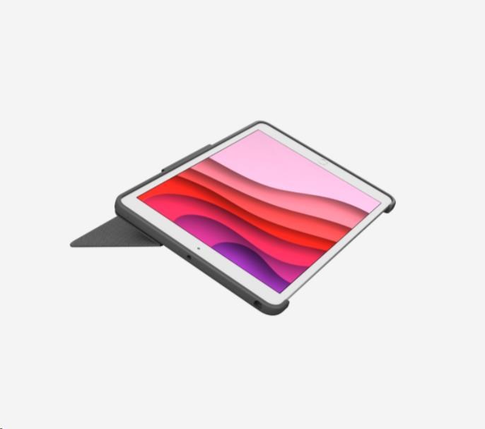 Puzdro s kombinovanou dotykovou klávesnicou Logitech pre iPad (7. generácia),  UK,  grafitová3 