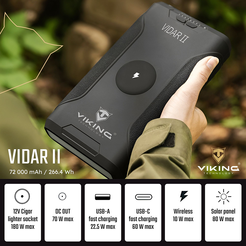 Outdoorová powerbanka Viking VIDAR II19 