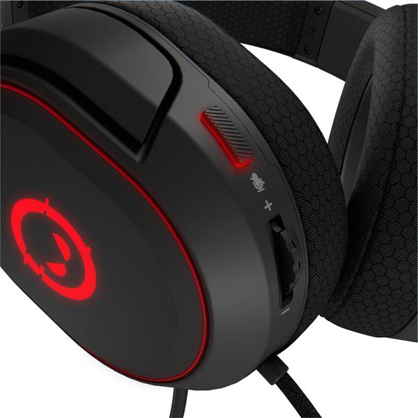 Lorgar Kaya 460, herný headset pre najvýkonnejších hráčov, USB-A, LED indikácia hovoru, čierny0 