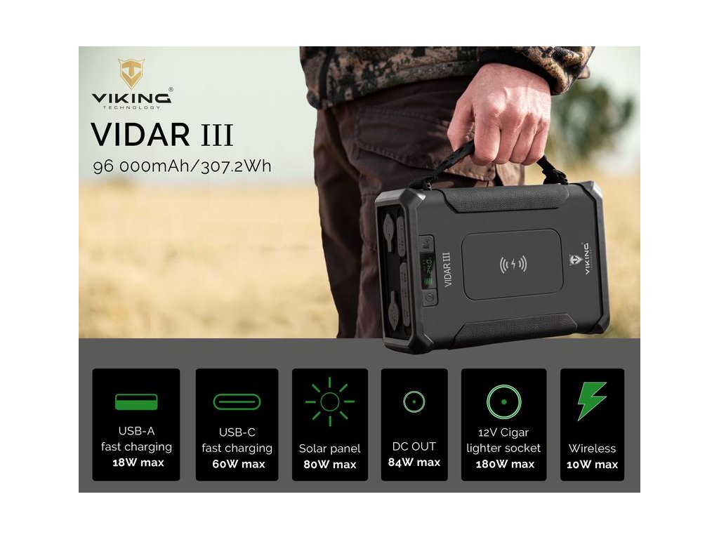 Outdoorová powerbanka Viking VIDAR III5 