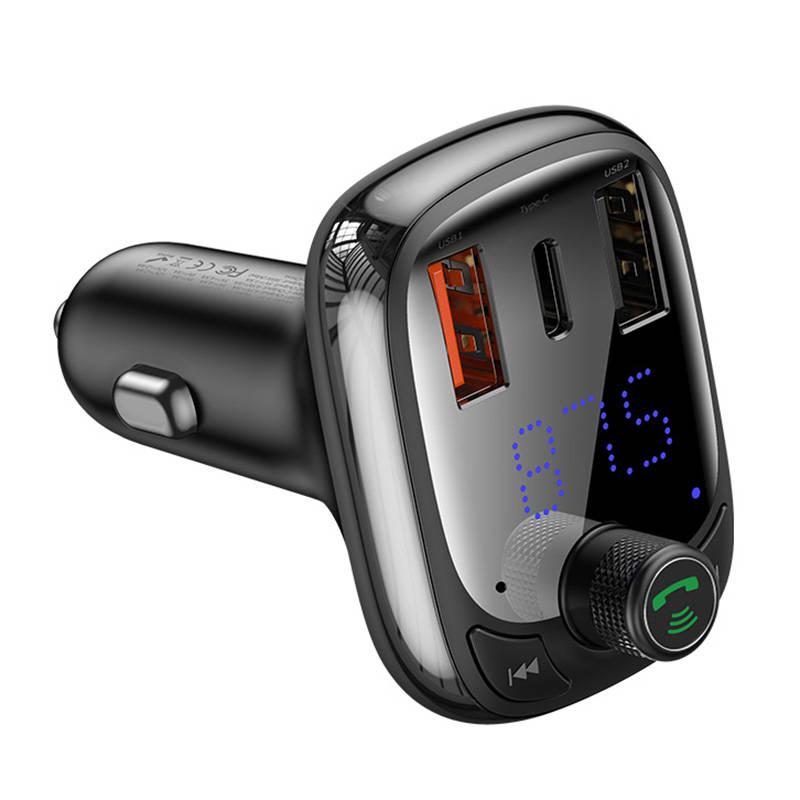 Baseus Bluetooth FM Transmiter S13 T-shaped čierny2 